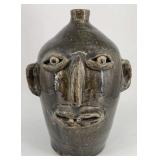 Grotesque Face Jug by Meaders