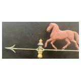 Horse Weather Vane, Early Oxidized Red