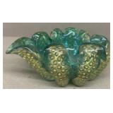 Art glass paperweight ashtray