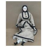 1800s porcelain doll