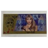 Taylor Swift $100 gold note