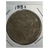 1881 Morgan, Silver Dollar
