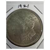 1921 Morgan, Silver Dollar