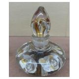 Joe Rice perfume bottle paperweight
