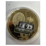 Ronald Reagan $5000 commemorative coin US Bank
