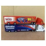 Jeff Gordon and Mark Martin diecast semi trailers