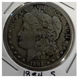 1884 S Morgan Dollar