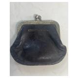 Leather coin purse