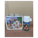 Mickey Mouse Club lunchbox with thermos