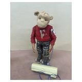 1960s roller skating battery operated monkey