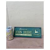 Cast-iron John Deere sign
