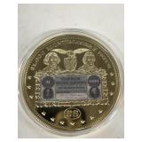 1000 Montgomery certificate bank note coin