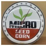 MIGRO seed corn thermometer advertiser