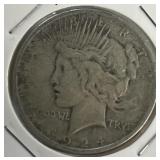 1924 PEACE silver dollar