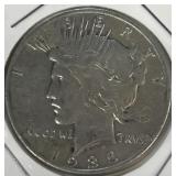 1935 PEACE silver dollar