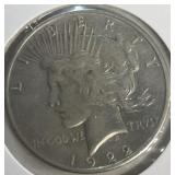 1922 S PEACE silver dollar
