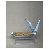 USA made double bladed pocket knife