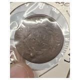 1830 large cent coin