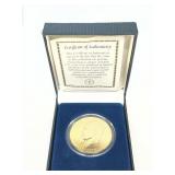 Eisenhower gold plated dollar coin