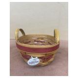 1999 longaberger peppermint basket