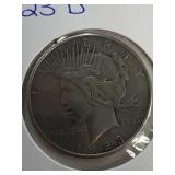 1923D PEACE silver dollar
