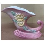 Hull cornucopia pottery vase