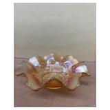 Carnival glass Marigold bowl