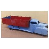 Tin toy antique dump truck
