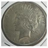 1923 PEACE silver dollar