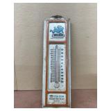 Woods advertising the thermometer