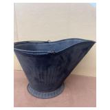 Coal bucket bottom does have rust hole