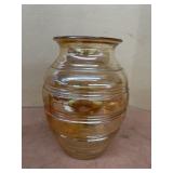 Carnival glass 8 inch vase