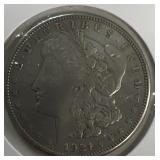 1921S Morgan, Silver Dollar