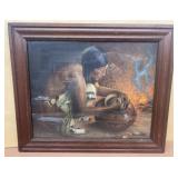 Indian framed print