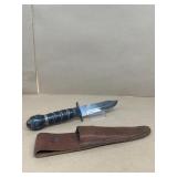 Hunting knife with compass