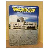 Monroe shocks advertising sign