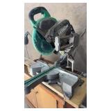 Hitachi Radial Saw on Cart