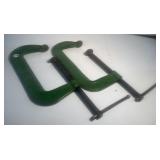 (2) Green C-Clamps