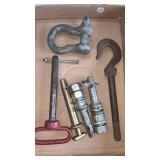 Trailer hitch pins, and clevis