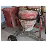 Cement Mixer, Towable, 6.5 HP Gas Motor