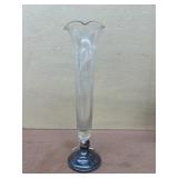 Sterling silver weighted bud vase