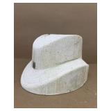 Cement hat, yard ornament