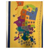 First quarter collectors map with quarter