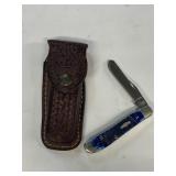 Case XX pocket knife with sheath