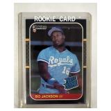 Bo Jackson rated rookie 1987 donald rookie card