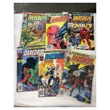 The daredevil Marvel comic book lot