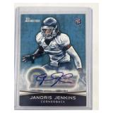 JANORIS Jenkins autographed rookie Bowman