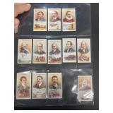 1924 BUCK TROUT inventors, cigarette cards,