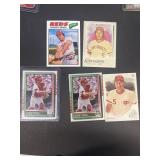 Johnny Bench trading card lot Cincinnati Reds