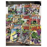 Marvel comics Incredible Hulk lot